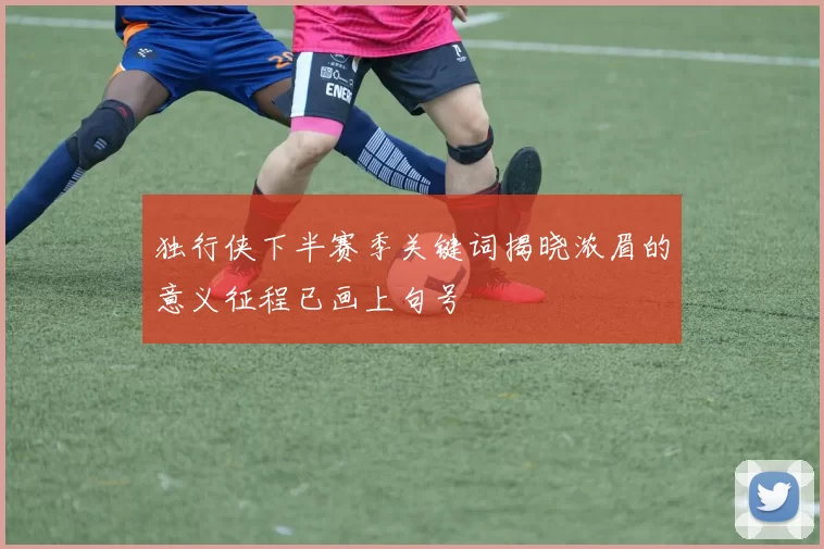 独行侠下半赛季关键词揭晓浓眉的意义征程已画上句号